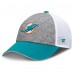 Бейсболка Miami Dolphins Fanatics Gray/Aqua Option Trucker