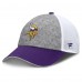 Бейсболка Minnesota Vikings Fanatics Gray/Purple Option Trucker