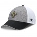 Бейсболка New Orleans Saints Fanatics Gray/Black Option Trucker