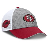 Бейсболка San Francisco 49ers Fanatics Gray/Scarlet Option Trucker