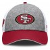 Бейсболка San Francisco 49ers Fanatics Gray/Scarlet Option Trucker