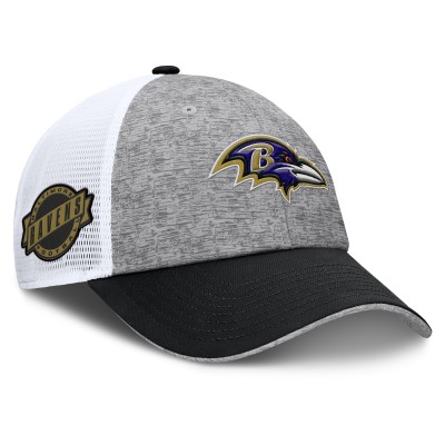 Бейсболка Baltimore Ravens Fanatics Gray/Black Option Trucker