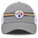 Бейсболка Pittsburgh Steelers Fanatics Gray Singleback Trucker