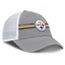 Бейсболка Pittsburgh Steelers Fanatics Gray Singleback Trucker