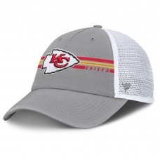 Бейсболка Kansas City Chiefs Fanatics Gray Singleback Trucker