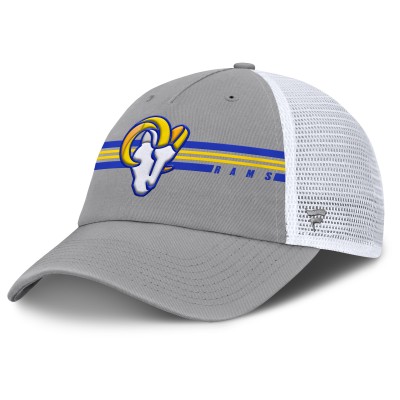 Бейсболка Los Angeles Rams Fanatics Singleback Trucker - Gray