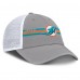 Бейсболка Miami Dolphins Fanatics Gray Singleback Trucker
