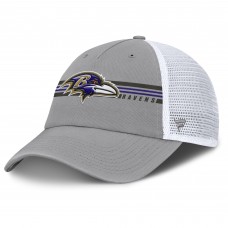Бейсболка Baltimore Ravens Fanatics Gray Singleback Trucker