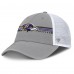 Бейсболка Baltimore Ravens Fanatics Gray Singleback Trucker