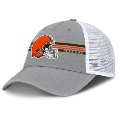 Бейсболка Cleveland Browns Fanatics Gray Singleback Trucker