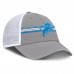 Бейсболка Detroit Lions Fanatics Gray Singleback Trucker