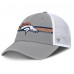 Бейсболка Denver Broncos Fanatics Gray Singleback Trucker