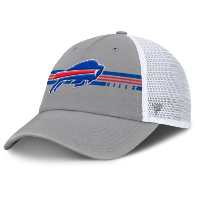 Бейсболка Buffalo Bills Fanatics Gray Singleback Trucker