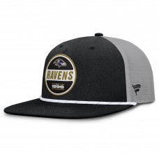 Бейсболка Baltimore Ravens Fanatics Black/Gray Edge Rush Trucker