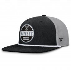 Бейсболка Las Vegas Raiders Fanatics Black/Gray Edge Rush Trucker Бейсболка Las Vegas Raiders Fanatics Black/Gray Edge Rush Trucker