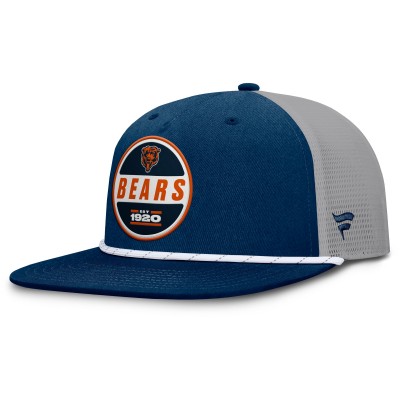 Бейсболка Chicago Bears Fanatics Navy/Gray Edge Rush Trucker