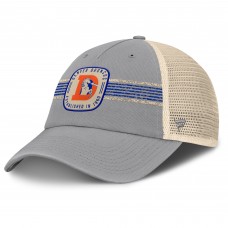 Бейсболка Denver Broncos Fanatics Gray Heritage Bootleg Trucker