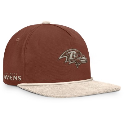 Бейсболка Baltimore Ravens Fanatics Brown NFL Reminisce Golfer
