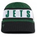 New York Jets Fanatics Green/Black Oskie Cuffed Knit Hat