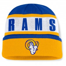 Los Angeles Rams Fanatics Oskie Cuffed Knit Hat - Royal/Gold