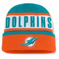 Miami Dolphins Fanatics Aqua/Orange Oskie Cuffed Knit Hat