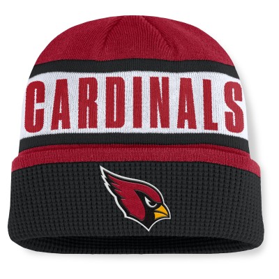 Arizona Cardinals Fanatics Cardinal/Black Oskie Cuffed Knit Hat
