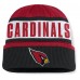 Arizona Cardinals Fanatics Cardinal/Black Oskie Cuffed Knit Hat