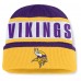 Minnesota Vikings Fanatics Purple/Gold Oskie Cuffed Knit Hat Minnesota Vikings Fanatics Purple/Gold Oskie Cuffed Knit Hat