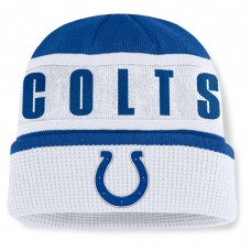 Indianapolis Colts Fanatics Royal/White Oskie Cuffed Knit Hat Indianapolis Colts Fanatics Royal/White Oskie Cuffed Knit Hat