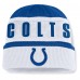 Indianapolis Colts Fanatics Royal/White Oskie Cuffed Knit Hat Indianapolis Colts Fanatics Royal/White Oskie Cuffed Knit Hat