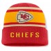 Kansas City Chiefs Fanatics Red/Gold Heritage O-Line Cuffed Knit Hat