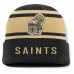 New Orleans Saints Fanatics Black/Gold Heritage O-Line Cuffed Knit Hat New Orleans Saints Fanatics Black/Gold Heritage O-Line Cuffed Knit Hat
