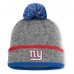 Шапка с помпоном New York Giants Fanatics Heather Gray Motion