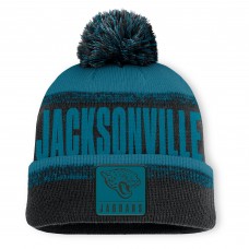 Шапка с помпоном Jacksonville Jaguars Fanatics Black/Teal Play Action