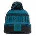 Шапка с помпоном Jacksonville Jaguars Fanatics Black/Teal Play Action