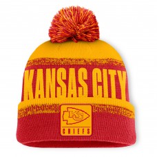Шапка с помпоном Kansas City Chiefs Fanatics Red/Gold Play Action