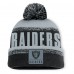 Шапка с помпоном Las Vegas Raiders Fanatics Black/Gray Play Action