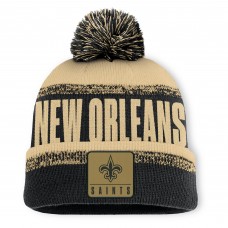 Шапка с помпоном New Orleans Saints Fanatics Black/Gold Play Action Шапка с помпоном New Orleans Saints Fanatics Black/Gold Play Action