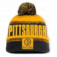 Шапка с помпоном Pittsburgh Steelers Fanatics Black/Gold Play Action