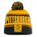 Шапка с помпоном Pittsburgh Steelers Fanatics Black/Gold Play Action