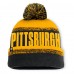 Шапка с помпоном Pittsburgh Steelers Fanatics Black/Gold Play Action