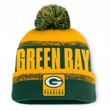 Шапка с помпоном Green Bay Packers Fanatics Green/Gold Play Action Шапка с помпоном Green Bay Packers Fanatics Green/Gold Play Action