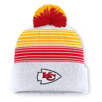 Шапка с помпоном Kansas City Chiefs Fanatics White Ghost