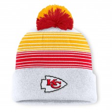 Шапка с помпоном Kansas City Chiefs Fanatics White Ghost