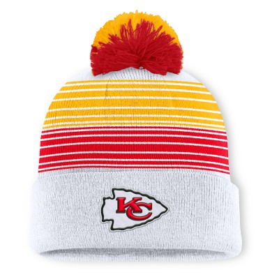Шапка с помпоном Kansas City Chiefs Fanatics White Ghost