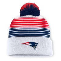 Шапка с помпоном New England Patriots Fanatics White Ghost