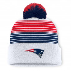 Шапка с помпоном New England Patriots Fanatics White Ghost