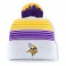 Шапка с помпоном Minnesota Vikings Fanatics White Ghost