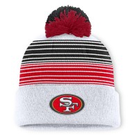 Шапка с помпоном San Francisco 49ers Fanatics White Ghost