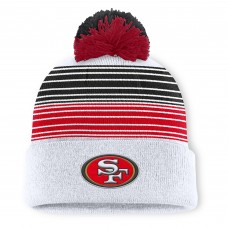 Шапка с помпоном San Francisco 49ers Fanatics White Ghost